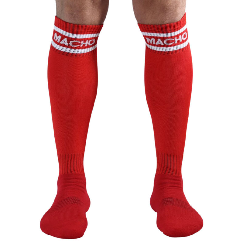 Imagen que nos facilita MACHO UNDERWEAR de su producto erótico MACHO - CALCETINES LARGOS TALLA UNICA ROJO para nuestra categoría "MODA & LENCERÍA|Lencería Hombre|Calcetines".