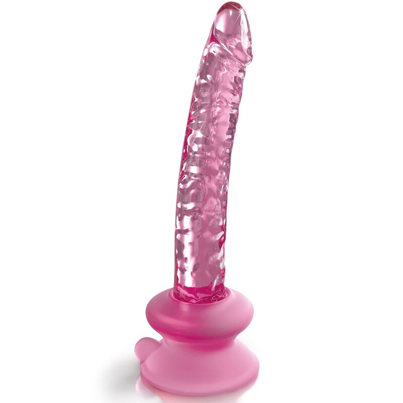 Imagen que nos facilita ICICLES de su producto erótico ICICLES - N. 86 DILDO VIDRIO CON VENTOSA para nuestra categoría "JUGUETES BIENESTAR |Dildos sin Vibración".