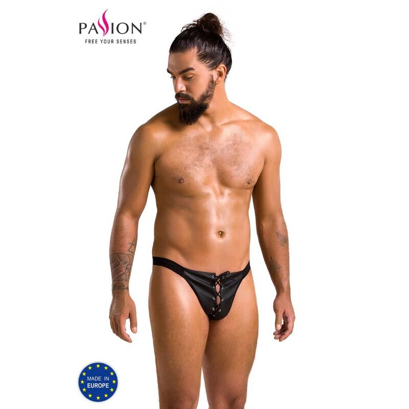 Imagen que nos facilita PASSION MEN de su producto erótico PASSION - 044 SLIP OPEN BEN NEGRO S/M para nuestra categoría "MODA & LENCERÍA|Lencería Hombre|Jockstraps".