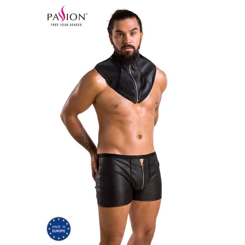 Imagen que nos facilita PASSION MEN de su producto erótico PASSION - 051 SET EDWARD NEGRO S/M para nuestra categoría "MODA & LENCERÍA|Lencería Hombre|Packs Lencería Masculina".