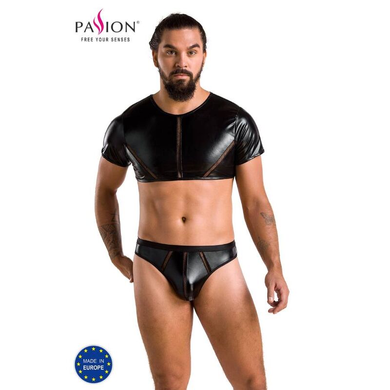 Imagen que nos facilita PASSION MEN de su producto erótico PASSION - 057 SET PETER NEGRO L/XL para nuestra categoría "MODA & LENCERÍA|Lencería Hombre|Packs Lencería Masculina".