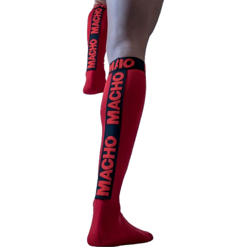 Imagen que nos facilita MACHO UNDERWEAR de su producto erótico MACHO - CALCETINES FINOS ROJO TALLA UNICA para nuestra categoría "MODA & LENCERÍA|Lencería Hombre|Calcetines".