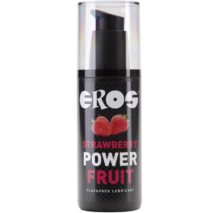 Imagen que nos facilita EROS POWER LINE de su producto erótico EROS POWER LINE - FRESA POWER FRUIT LUBRICANTE 125 ML para nuestra categoría "DROGUERÍA |Lubricantes|Con deliciosos Sabores".