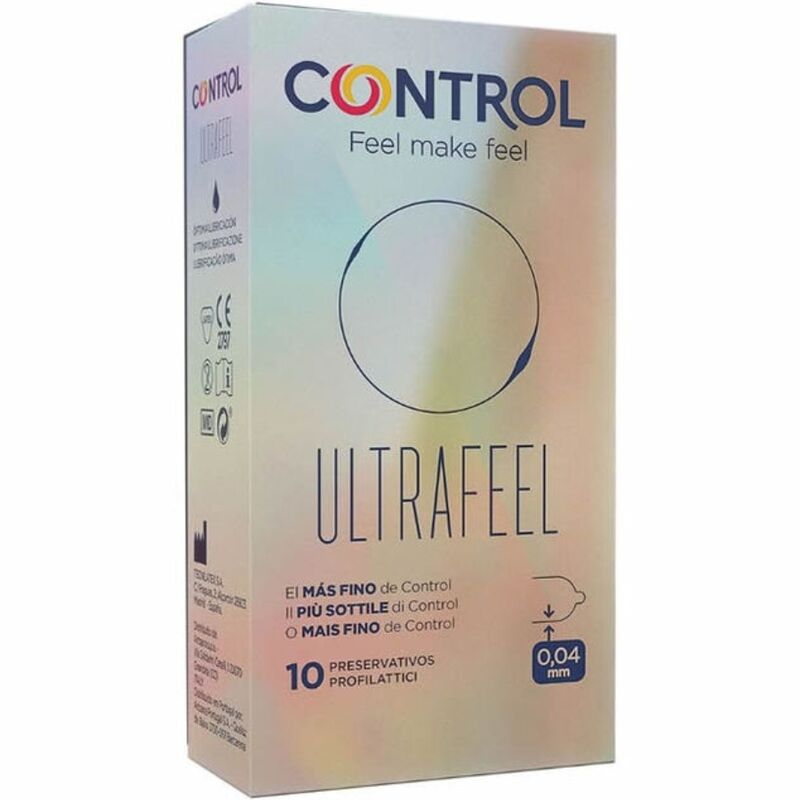 Imagen que nos facilita CONTROL CONDOMS de su producto erótico CONTROL - ADAPTA FINISSIMO ULTRAFEEL 10 UDS para nuestra categoría "PRESERVATIVOS |Sensitivos".