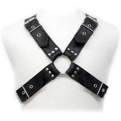 Imagen que nos facilita LEATHER BODY de su producto erótico LEATHER BODY - BUCKLES HARNESS para nuestra categoría "MODA & LENCERÍA|Lencería Hombre|Arneses Hombre".