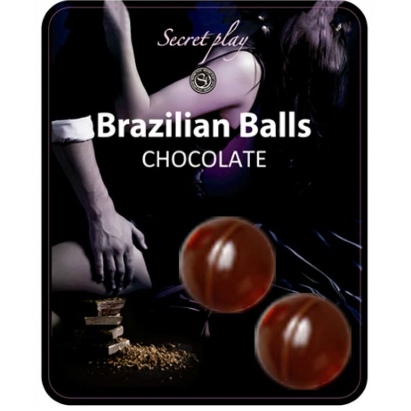 Imagen que nos facilita SECRETPLAY COSMETIC de su producto erótico SECRETPLAY - BRAZILIAN BALLS  CHOCOLATE SET 2 BOLAS para nuestra categoría "DROGUERÍA |Lubricantes|Bolas Brazilian Balls".