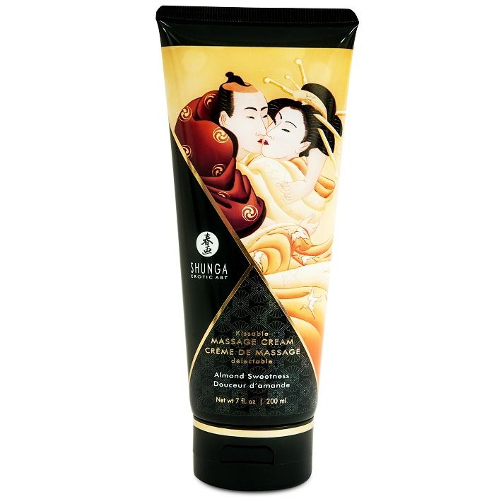 Imagen que nos facilita SHUNGA MASSAGE CREAM de su producto erótico SHUNGA - CREMA MASAJE ALMENDRA DULCE 200 ML para nuestra categoría "DROGUERÍA |Para Masajes|Cremas de masaje".