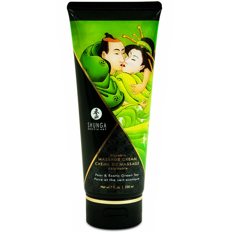 Imagen que nos facilita SHUNGA MASSAGE CREAM de su producto erótico SHUNGA - CREMA MASAJE PERA & TÉ VERDE 200 ML para nuestra categoría "DROGUERÍA |Para Masajes|Cremas de masaje".