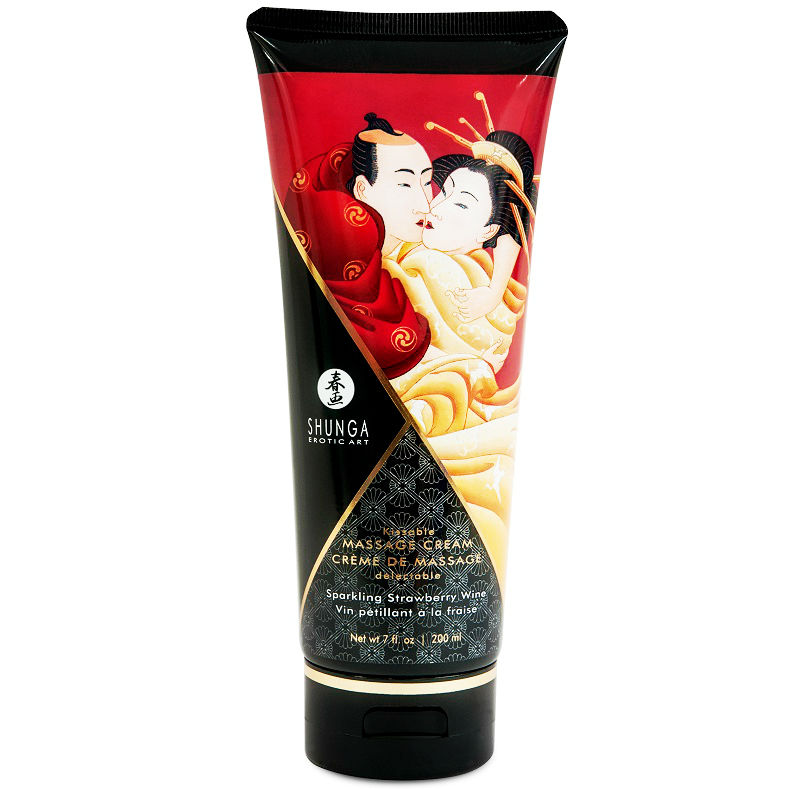 Imagen que nos facilita SHUNGA MASSAGE CREAM de su producto erótico SHUNGA - CREMA MASAJE FRESAS Y CAVA 200 ML para nuestra categoría "DROGUERÍA |Para Masajes|Cremas de masaje".