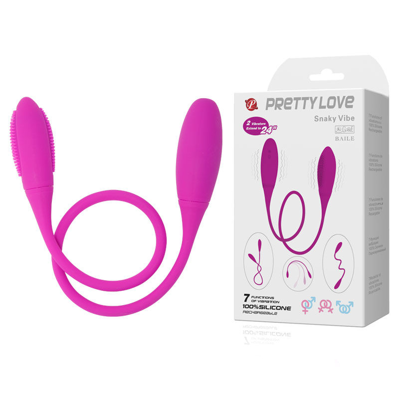 Imagen que nos facilita PRETTY LOVE SMART de su producto erótico PRETTY LOVE - SNAKY DELUXE VIBRADOR 7 V para nuestra categoría "JUGUETES BIENESTAR |Juguetes para Mujeres|Estimuladores|Para Clítoris".