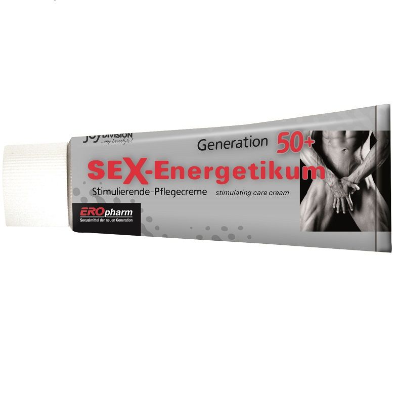 Imagen que nos facilita JOYDIVISION EROPHARM de su producto erótico JOYDIVION EROPHARM - SEX ENERGETIKUM GENERACION 50+ CREMA para nuestra categoría "DROGUERÍA |Estimulantes para Ellos|Aumento Erección".