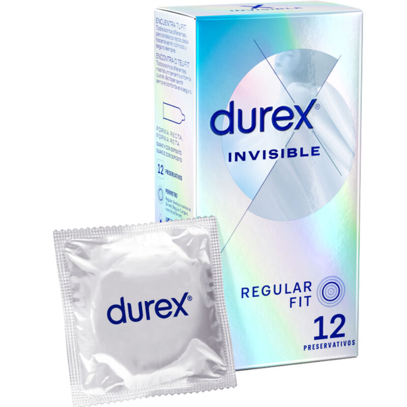 Imagen que nos facilita DUREX CONDOMS de su producto erótico DUREX - INVISIBLE EXTRA FINO 12 UNIDADES para nuestra categoría "PRESERVATIVOS |Sensitivos".