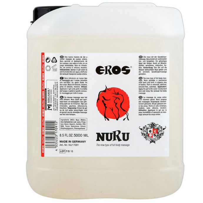 Imagen que nos facilita EROS CLASSIC LINE de su producto erótico EROS - NURU ACEITE MASAJE RICO EN MINERALES 5000 ML para nuestra categoría "DROGUERÍA |Para Masajes|Aceites sin sabores".