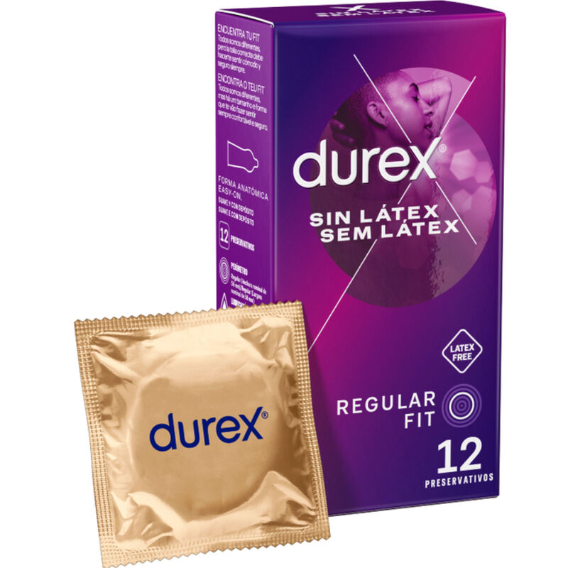 Imagen que nos facilita DUREX CONDOMS de su producto erótico DUREX - PRESERVATIVOS SIN LATEX 12 UNIDADES para nuestra categoría "PRESERVATIVOS |Sin Latex".