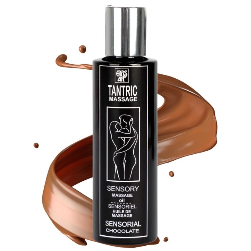 Imagen que nos facilita EROS-ART de su producto erótico EROS-ART - ACEITE MASAJE TANTRICO NATURAL Y AFRODISÍACO CHOCOLATE 100 ML para nuestra categoría "DROGUERÍA |Para Masajes|Aceites con Sabores".