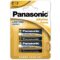 Imagen que nos facilita PANASONIC de su producto erótico PANASONIC - BRONZE PILA ALKALINA C LR14 BLISTER*2 para nuestra categoría "ARTÍCULOS VARIOS|Pilas|Pilas Alcalinas".