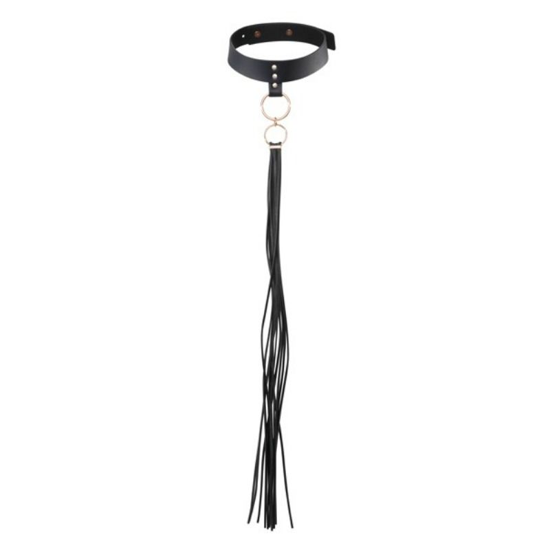 Imagen que nos facilita BIJOUX MAZE de su producto erótico BIJOUX INDISCRETS MAZE - COLLAR CON FLECOS NEGRO para nuestra categoría "BDSM & BONDAGE |Bondage|Collares".