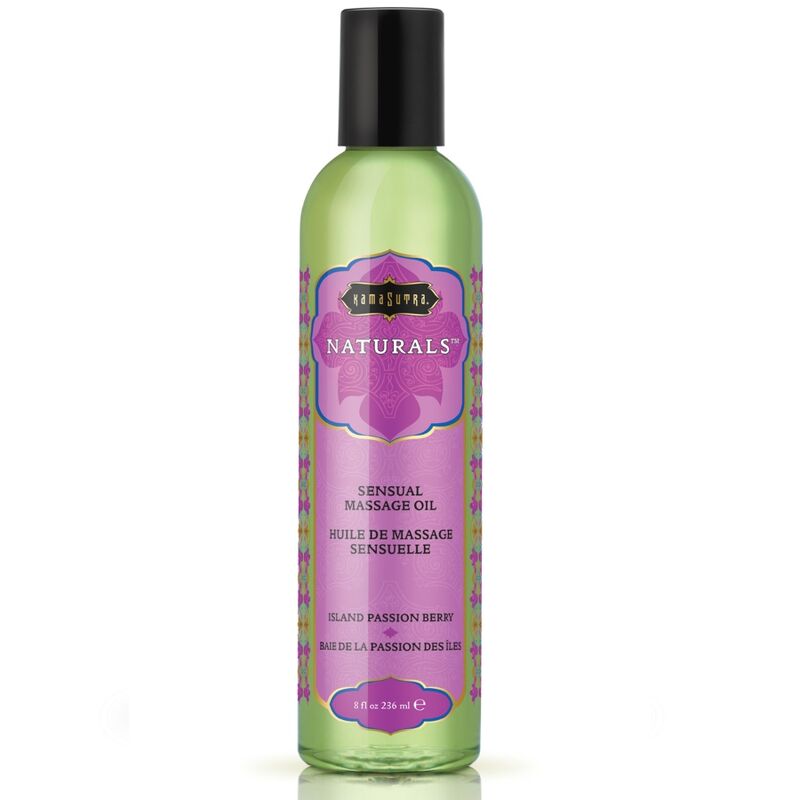 Imagen que nos facilita KAMASUTRA  COSMETICS de su producto erótico KAMASUTRA - ACEITE DE MASAJE NATURAL PASSION BERRY 236 ML para nuestra categoría "DROGUERÍA |Para Masajes|Aceites con Sabores".