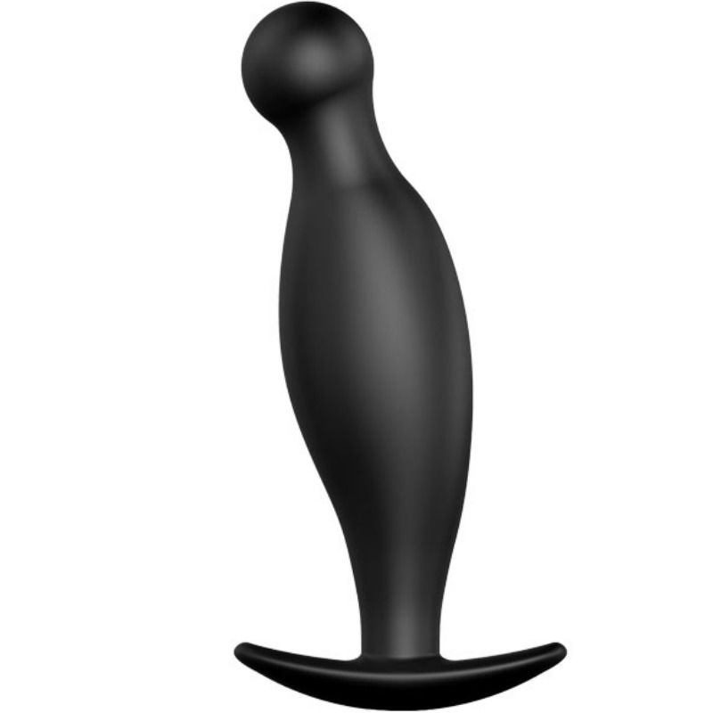 Imagen que nos facilita PRETTY LOVE BOTTOM de su producto erótico PRETTY LOVE - PLUG ANAL SILICONA 11.7 CM NEGRO para nuestra categoría "JUGUETES BIENESTAR |Anal|Plugs Anales".