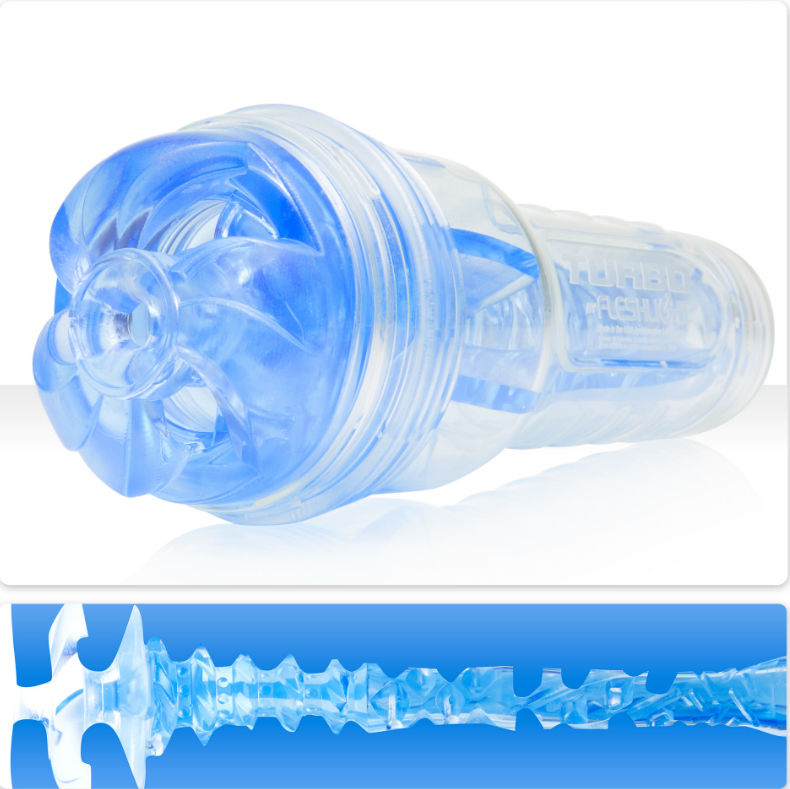 Imagen que nos facilita FLESHLIGHT de su producto erótico FLESHLIGHT - TURBO THRUST BLUE ICE para nuestra categoría "JUGUETES BIENESTAR |Juguetes para Hombres|Vaginas con vibración".