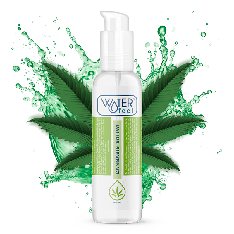 Imagen que nos facilita WATERFEEL de su producto erótico WATERFEEL - LUBRICANTE CANNABIS 150 ML para nuestra categoría "DROGUERÍA |Lubricantes|Serie con base CBD".