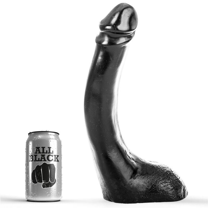 Imagen que nos facilita ALL BLACK de su producto erótico ALL BLACK - DILDO NEGRO 29 CM FISTING para nuestra categoría "JUGUETES BIENESTAR |Dildos sin Vibración|Penes realisticos".