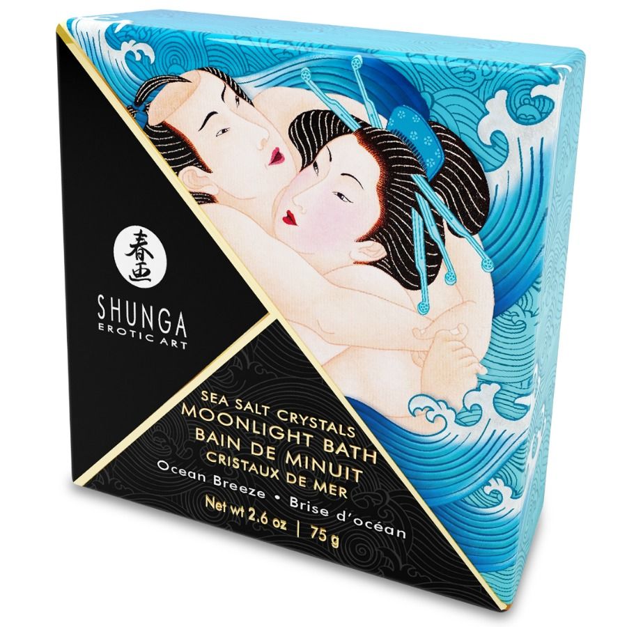 Imagen que nos facilita SHUNGA BATH EXPERIENCE de su producto erótico SHUNGA - SALES DE BAÑO AROMATIZADAS OCEANIA 75 GR para nuestra categoría "DROGUERÍA |Para el baño".