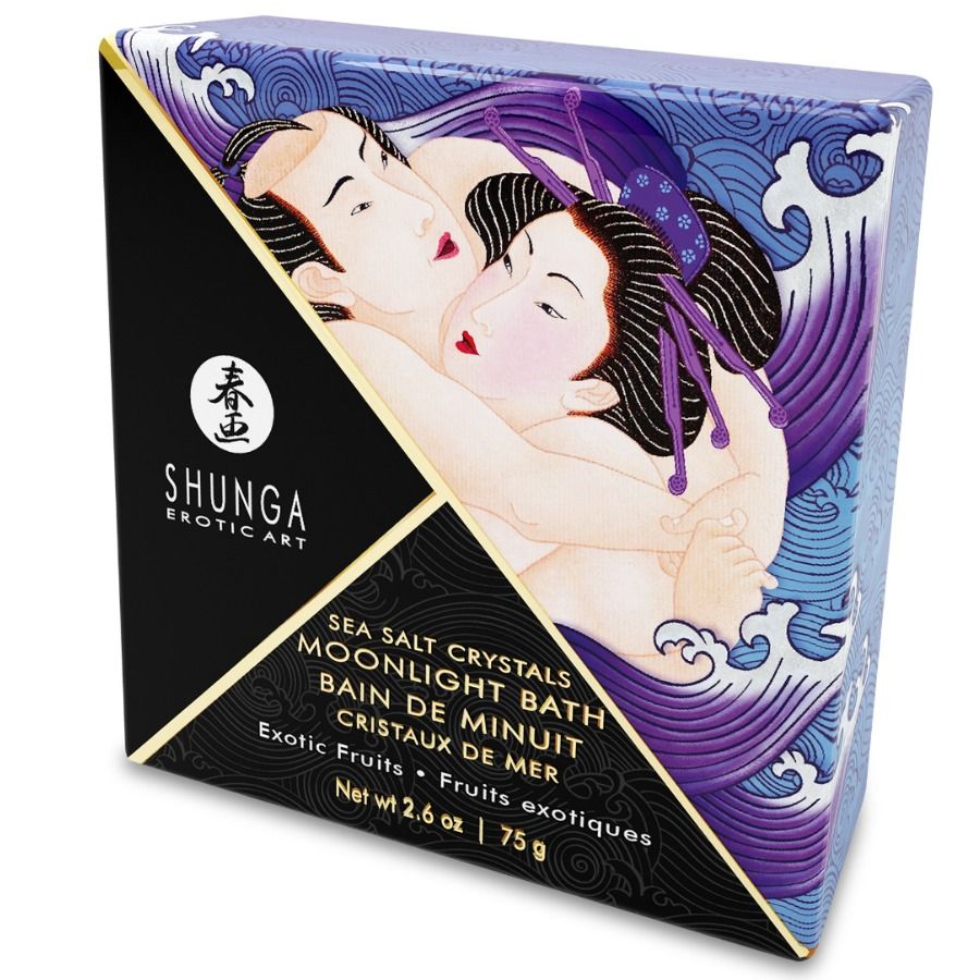 Imagen que nos facilita SHUNGA BATH EXPERIENCE de su producto erótico SHUNGA - SALES DE BAÑO AROMATIZADAS EXOTIC PURPLE 75 GR para nuestra categoría "DROGUERÍA |Para el baño".