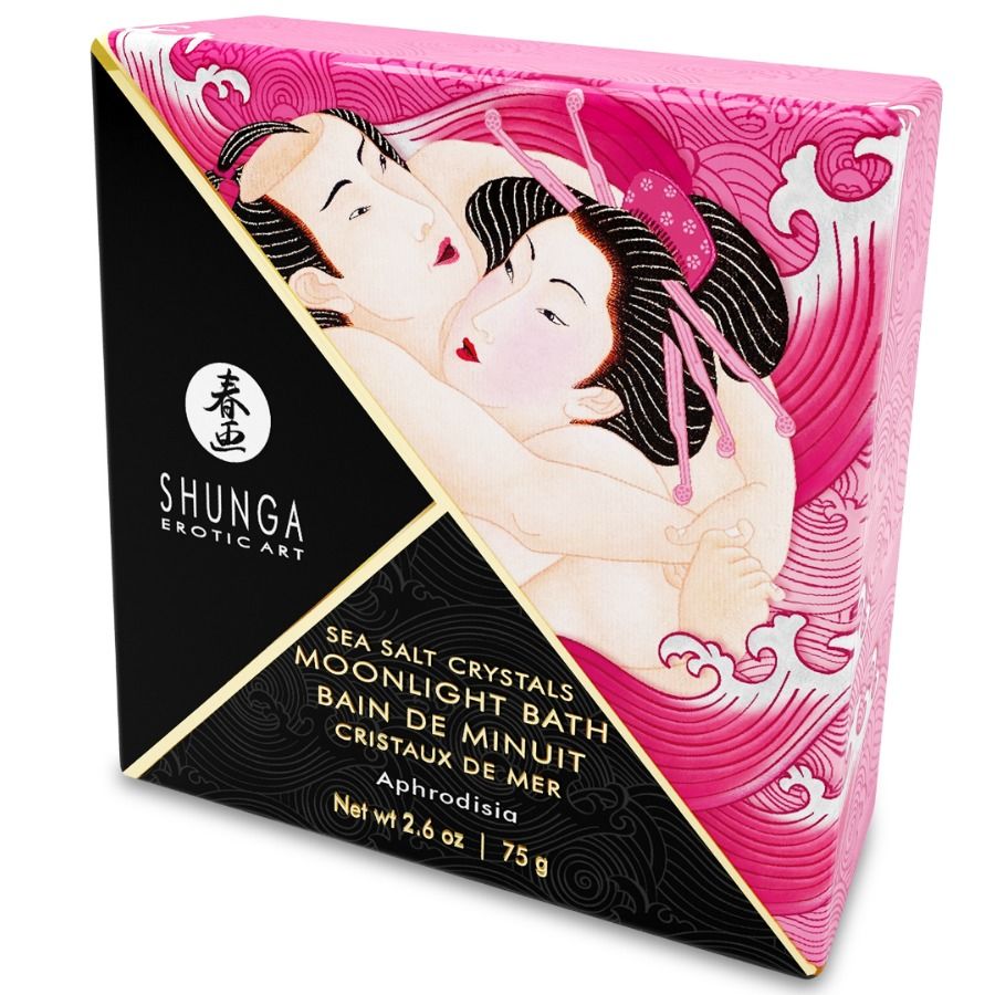 Imagen que nos facilita SHUNGA BATH EXPERIENCE de su producto erótico SHUNGA - SALES DE BAÑO AROMATIZADAS APHRODISIA 75 GR para nuestra categoría "DROGUERÍA |Para el baño".