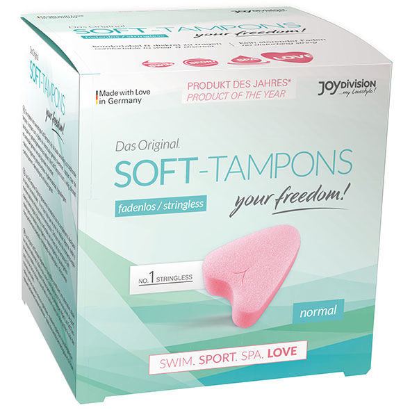 Imagen que nos facilita JOYDIVISION SOFT-TAMPONS de su producto erótico JOYDIVISION SOFT-TAMPONS - TAMPONES ORIGINALES LOVE / 3UDS para nuestra categoría "DROGUERÍA |Tampón higiénico".