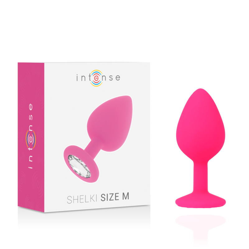 Imagen que nos facilita INTENSE ANAL TOYS de su producto erótico INTENSE - SHELKI M PLUG ANAL FUCHSIA para nuestra categoría "JUGUETES BIENESTAR |Anal|Plugs Anales".