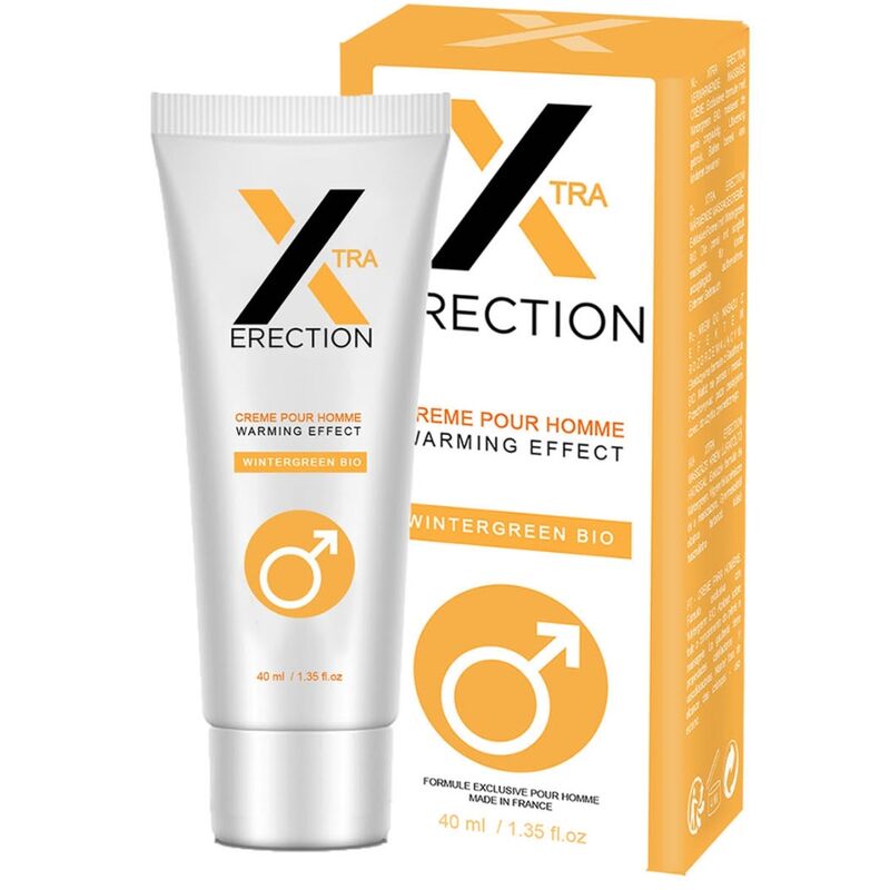 Imagen que nos facilita RUF de su producto erótico RUF - X ERECTION CREMA ERECCION EFECTO CALOR 40 ML para nuestra categoría "DROGUERÍA |Estimulantes para Ellos|Aumento Erección".