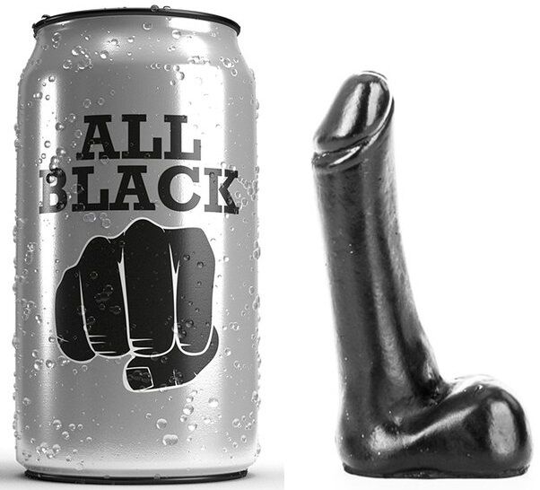 Imagen que nos facilita ALL BLACK de su producto erótico ALL BLACK - DILDO 9 CM para nuestra categoría "JUGUETES BIENESTAR |Dildos sin Vibración|Penes realisticos".