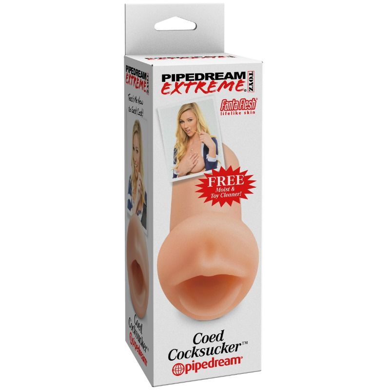 Imagen que nos facilita EXTREME TOYZ de su producto erótico EXTREME TOYZ - MASTURBADOR MASCULINO BOCA COED COCKSUCKER para nuestra categoría "JUGUETES BIENESTAR |Juguetes para Hombres|Vaginas con vibración".