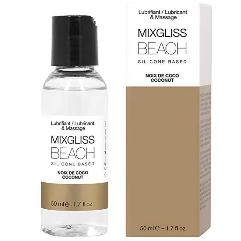 Imagen que nos facilita MIXGLISS de su producto erótico MIXGLISS - BEACH LUBRICANTE SILICONA 50 ML para nuestra categoría "DROGUERÍA |Lubricantes|Con deliciosos Sabores".