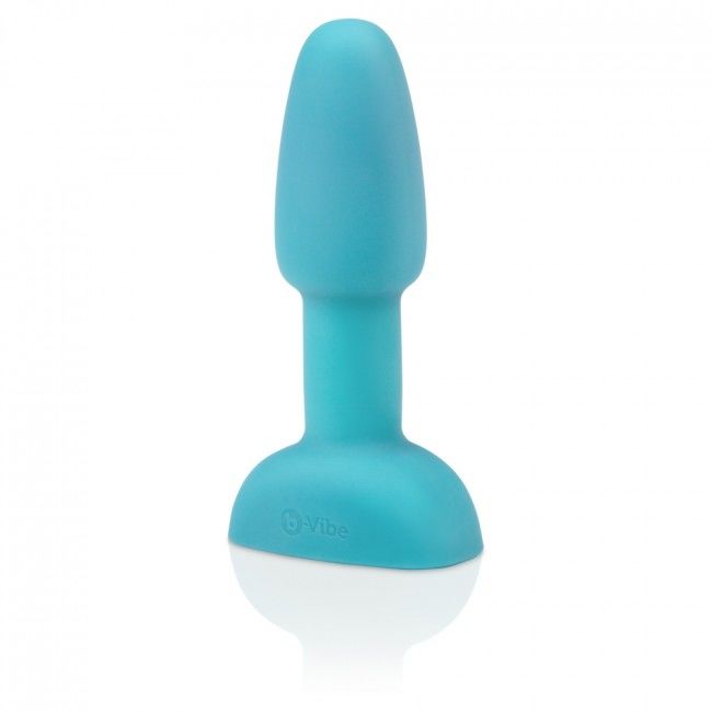 Imagen que nos facilita B-VIBE de su producto erótico B-VIBE - RIMMING CONTROL REMOTO ANAL PLUG PETITE TEAL para nuestra categoría "JUGUETES BIENESTAR |Vibradores|Vibradores control remoto".