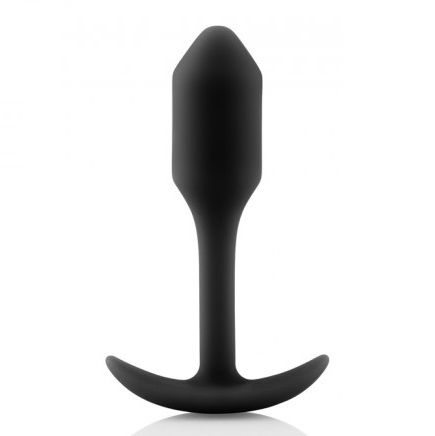 Imagen que nos facilita B-VIBE de su producto erótico B-VIBE - SNUG PLUG 1 NEGRO para nuestra categoría "JUGUETES BIENESTAR |Anal|Vibradores Anales".