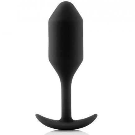 Imagen que nos facilita B-VIBE de su producto erótico B-VIBE - SNUG PLUG ANAL 2 NEGRO para nuestra categoría "JUGUETES BIENESTAR |Anal|Vibradores Anales".