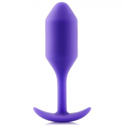 Imagen que nos facilita B-VIBE de su producto erótico B-VIBE - SNUG PLUG ANAL 2 LILA para nuestra categoría "JUGUETES BIENESTAR |Anal|Vibradores Anales".