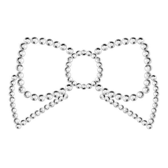 Imagen que nos facilita BIJOUX JEWELRY de su producto erótico BIJOUX - MIMI BOW CUBRE PEZONES PLATA para nuestra categoría "MODA & LENCERÍA|Lencería Mujer|Accesorios|Pezoneras".