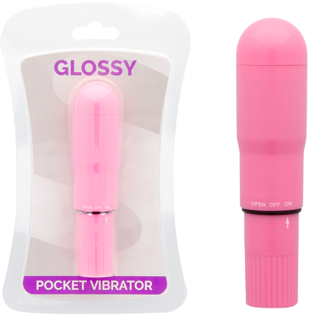 Imagen que nos facilita GLOSSY de su producto erótico GLOSSY - POCKET VIBRADOR ROSA INTENSO para nuestra categoría "JUGUETES BIENESTAR |Vibradores|Mini vibradores".