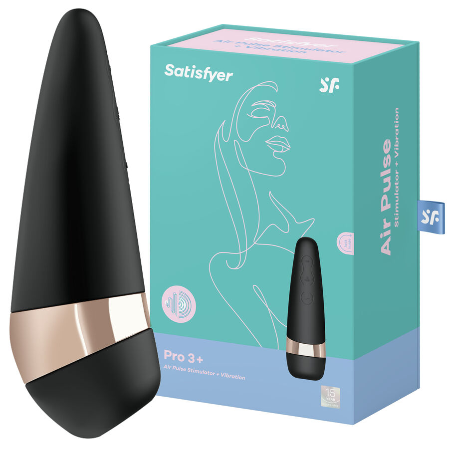 Imagen que nos facilita SATISFYER AIR PULSE de su producto erótico SATISFYER - PRO 3 VIBRATION EDICIÓN 2020 para nuestra categoría "JUGUETES BIENESTAR |Juguetes para Mujeres|Estimuladores|Succionadores sin vibración".