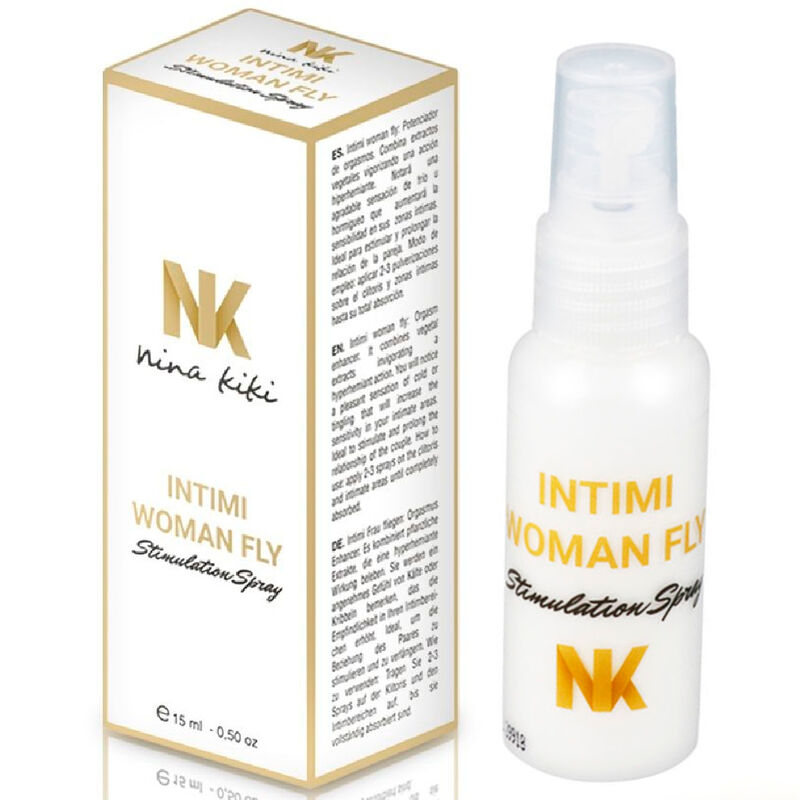 Imagen que nos facilita NINA KIKÍ de su producto erótico NINA KIKÍ - INTIMI WOMANFLY SPRAY POTENCIADOR ORGASMO para nuestra categoría "DROGUERÍA |Estimulantes para Ellas|Intensificador Orgasmos".