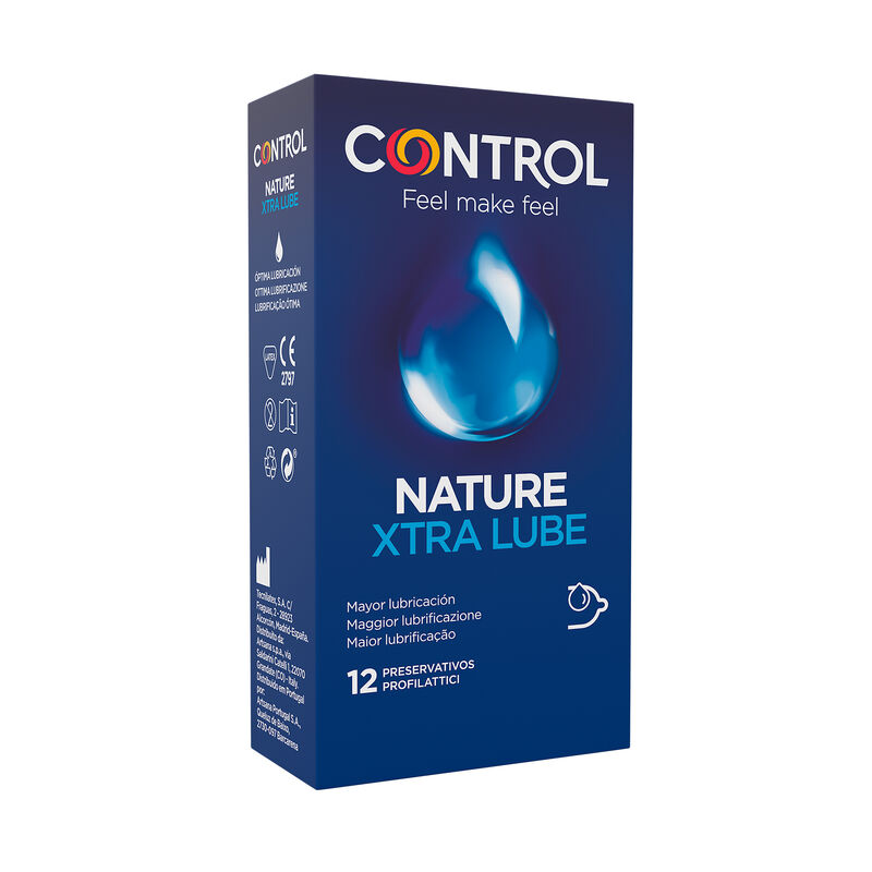 Imagen que nos facilita CONTROL CONDOMS de su producto erótico CONTROL - EXTRA LUBE PRESERVATIVOS 12 UNIDADES para nuestra categoría "PRESERVATIVOS |Normales".