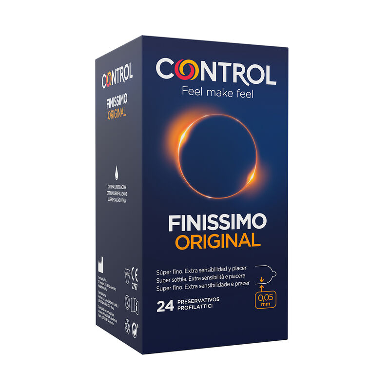 Imagen que nos facilita CONTROL CONDOMS de su producto erótico CONTROL - FINISSIMO PRESERVATIVOS 24 UNIDADES para nuestra categoría "PRESERVATIVOS |Sensitivos".