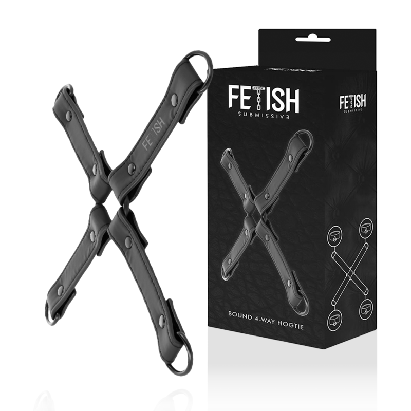 Imagen que nos facilita FETISH SUBMISSIVE BONDAGE de su producto erótico FETISH SUBMISSIVE - UNIÓN ESPOSAS CUERO VEGANO para nuestra categoría "BDSM & BONDAGE |Bondage|Esposas de fijación".