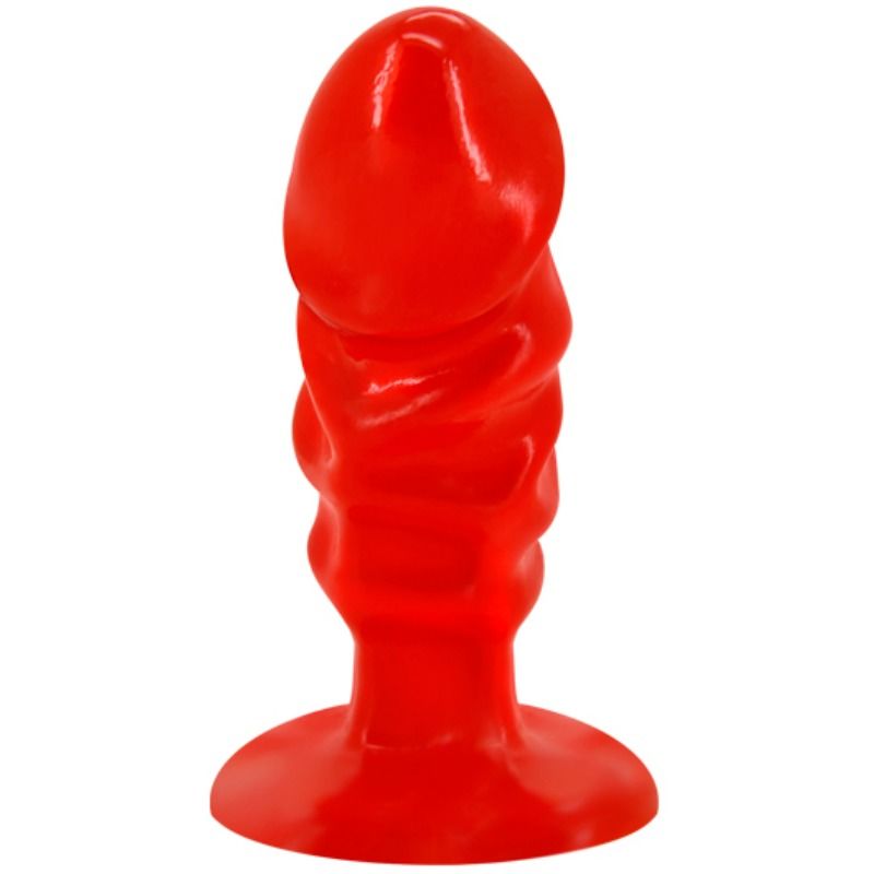 Imagen que nos facilita BAILE ANAL de su producto erótico BAILE - PLUG ANAL UNISEX CON VENTOSA ROJO para nuestra categoría "JUGUETES BIENESTAR |Anal|Plugs Anales".