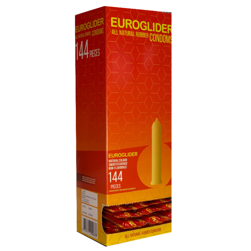 Imagen que nos facilita EUROGLIDER de su producto erótico EUROGLIDER - CONDONES 144 UNIDADES para nuestra categoría "PRESERVATIVOS |Normales".