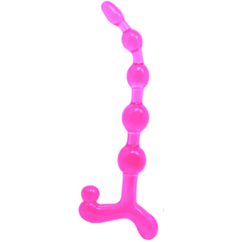 Imagen que nos facilita BAILE de su producto erótico BAILE - BENDY TWIST BOLAS ANALES ROSA para nuestra categoría "JUGUETES BIENESTAR |Anal|Bolas Anales".