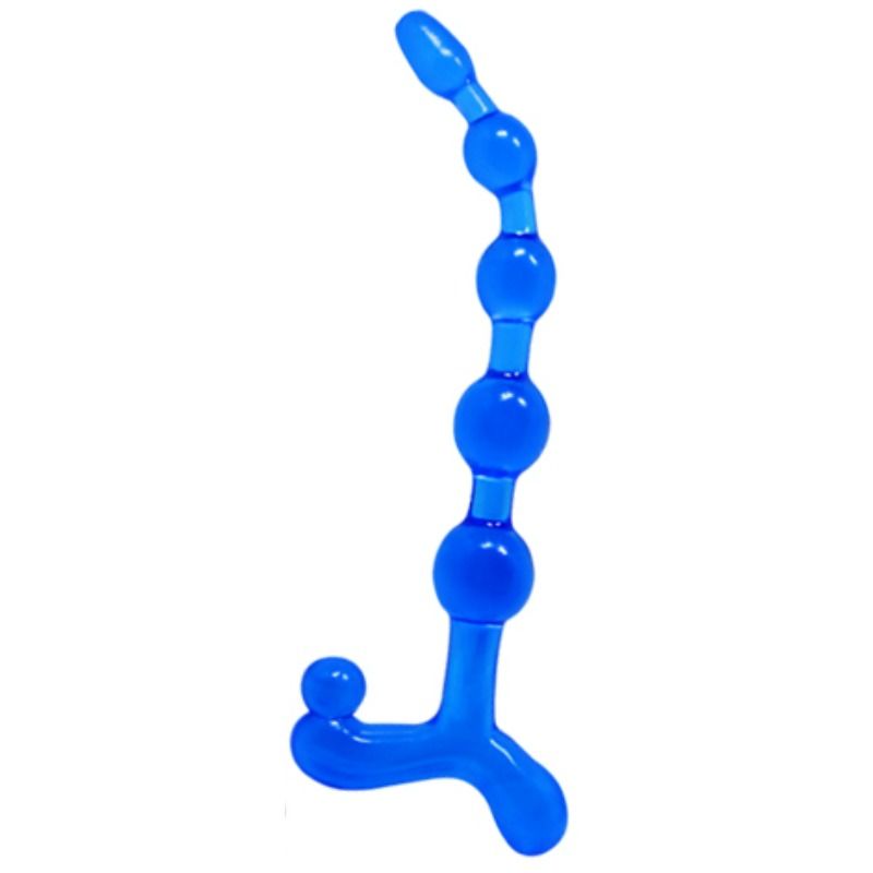 Imagen que nos facilita BAILE ANAL de su producto erótico BAILE - BENDY TWIST BOLAS ANALES AZUL para nuestra categoría "JUGUETES BIENESTAR |Juguetes para Mujeres|Bolas Chinas|Bolas Anales".